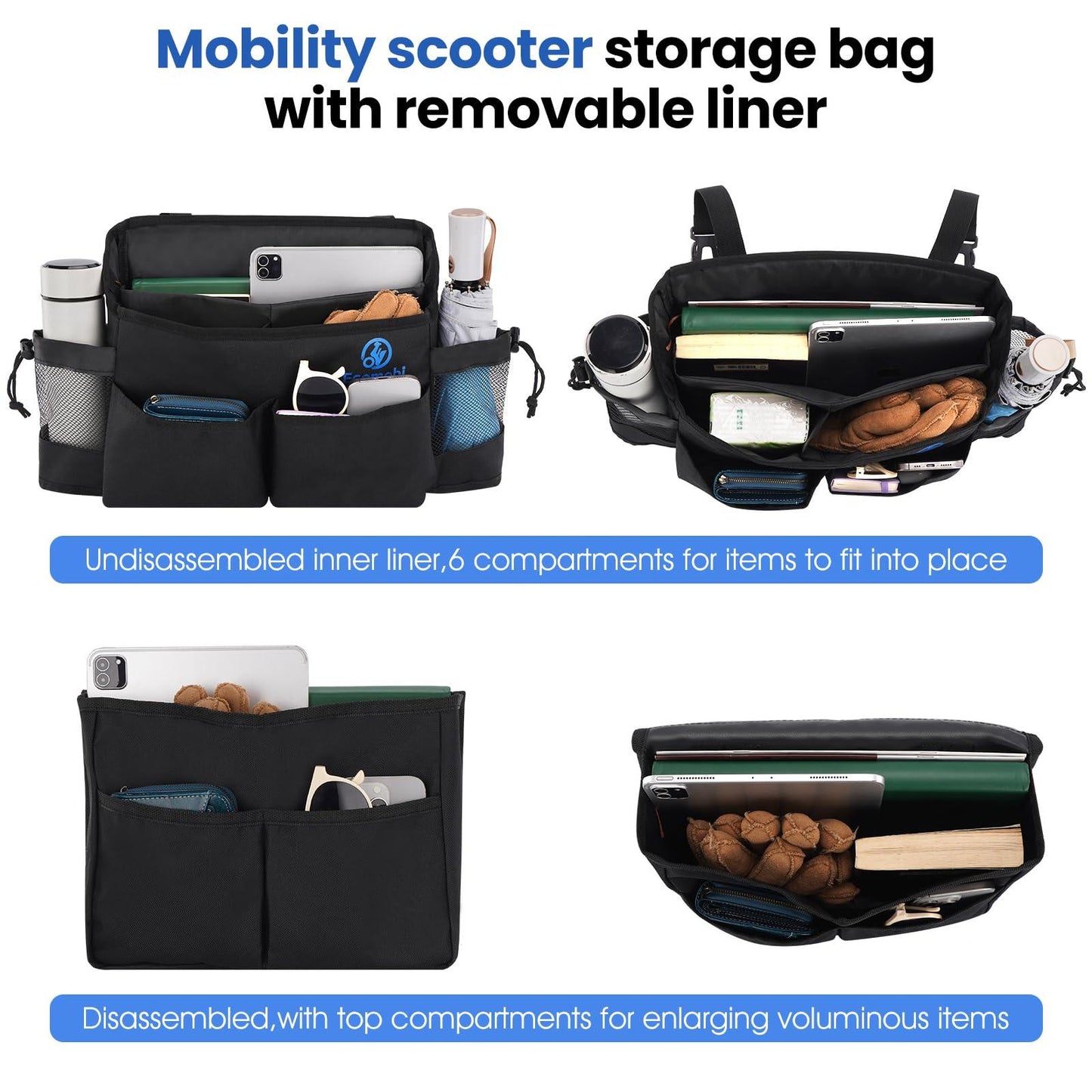 Ecomobi Mobility Scooter Bag
