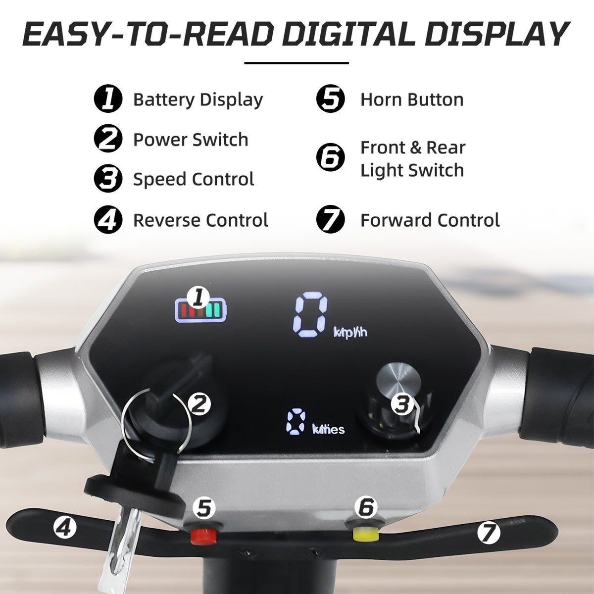 30 lbs Lightweight Foldable Mobility Scooter for Seniors & Adults, Portable 3-Wheel Electric Travel Scooter with 33" Turning Radius, Dual Airline-Approved Lithium Batteries,32 Mile Range,Silver
