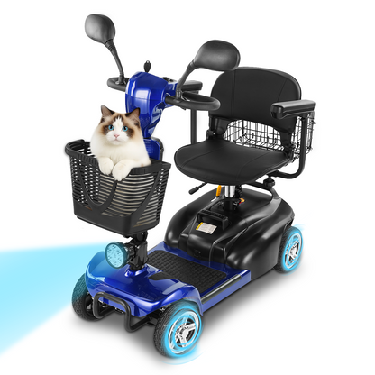 Cycmate MS06 4-Wheel Scooter for Seniors, 300lbs, 350W, 25Ah Battery, 30 Miles